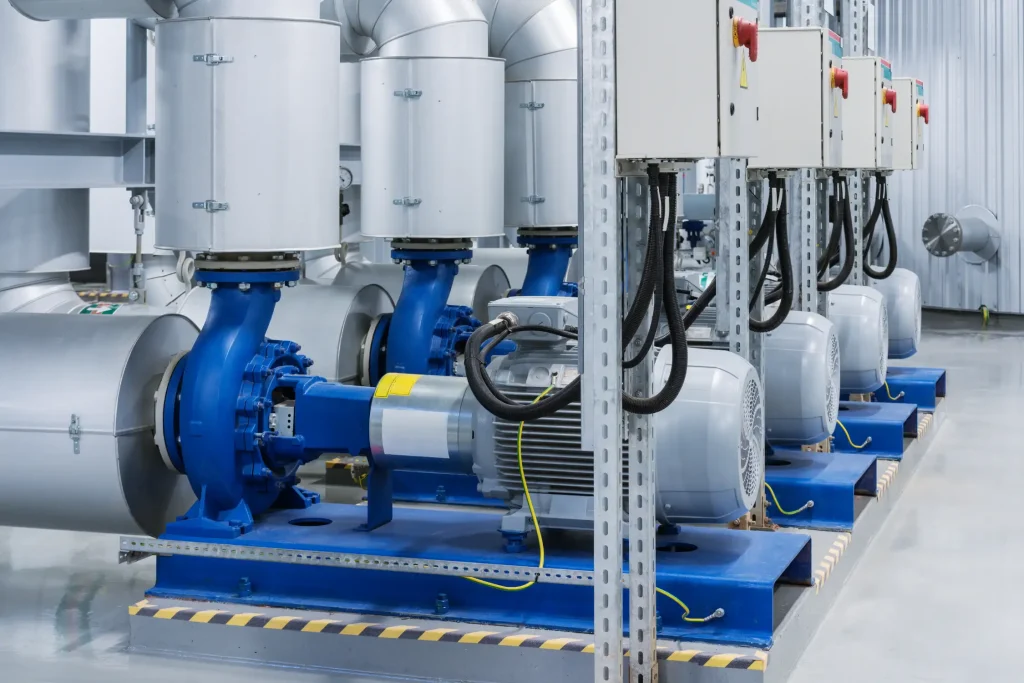 Industiewärmepumpe mit 4 Einheiten